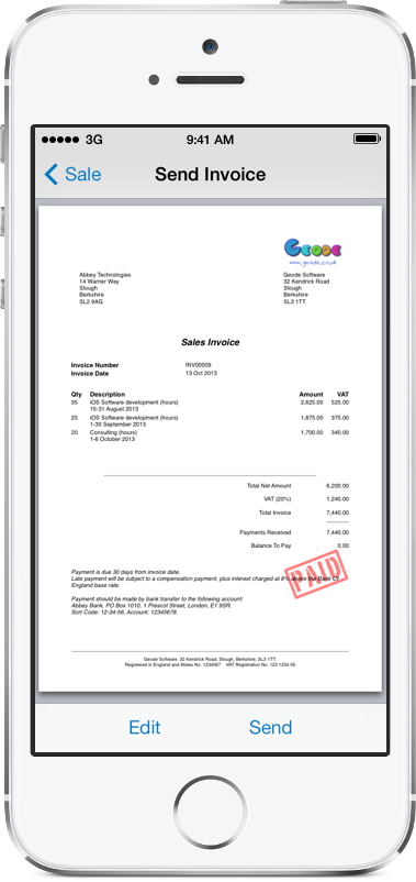 cheapest invoice app